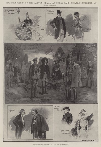 The Production of the Autumn Drama at Drury Lane Theatre, 18 September by Ralph Cleaver